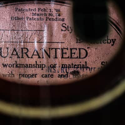 1919 Gibson F-4 refin dark mahogany sunburst image 22