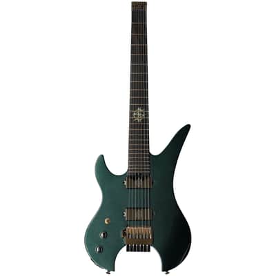 Schecter Synyster Gates 7 Headless Left-Handed Electric Guitar, Oak Green image 4