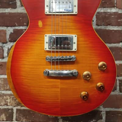 Vintage V100MR-CS Icon Series Single Cut 2010s - Distressed Cherry Sunburst image 1