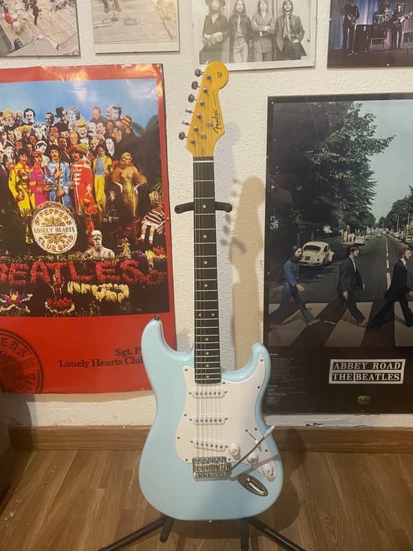 Fender Stratocaster  Sonic Blue Replica image 1