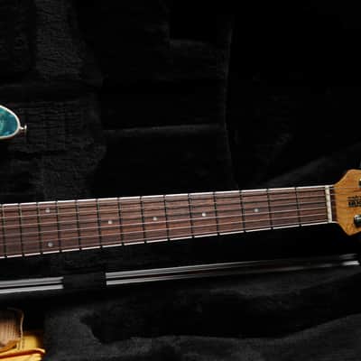 MusicMan BFR Steve Morse LTD 2017 - Tahitian Blue Quilt image 3