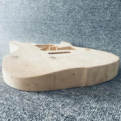 Natural Basswood Strat Style Guitar Body with HSH Routing image 12