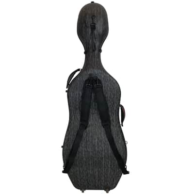 D’Luca Carbon Fiber Cello Case 4/4 Full Size Black image 3