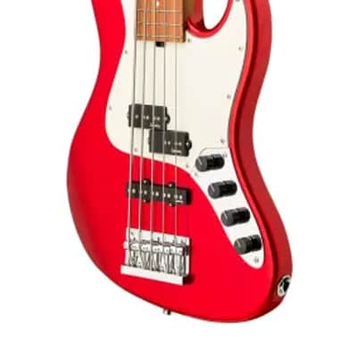 Sadowsky MetroExpress 21-Fret Hybrid P/J Bass, Morado Fingerboard, 5-String - Solid Candy Apple Red Metallic High Polish image 4