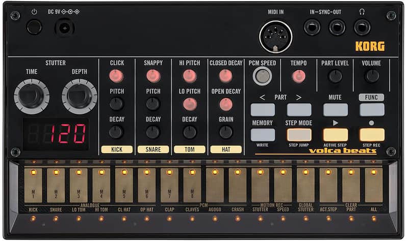 Korg Volca Beats Analog Drum and Rhythm Machine image 1