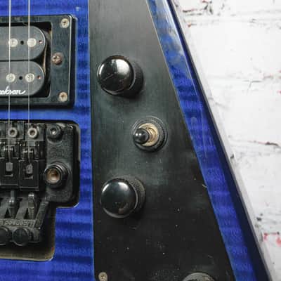 Jackson - Randy Rhodes Performer PS-3T Electric Guitar, Blue Flame - x3164 - USED image 20