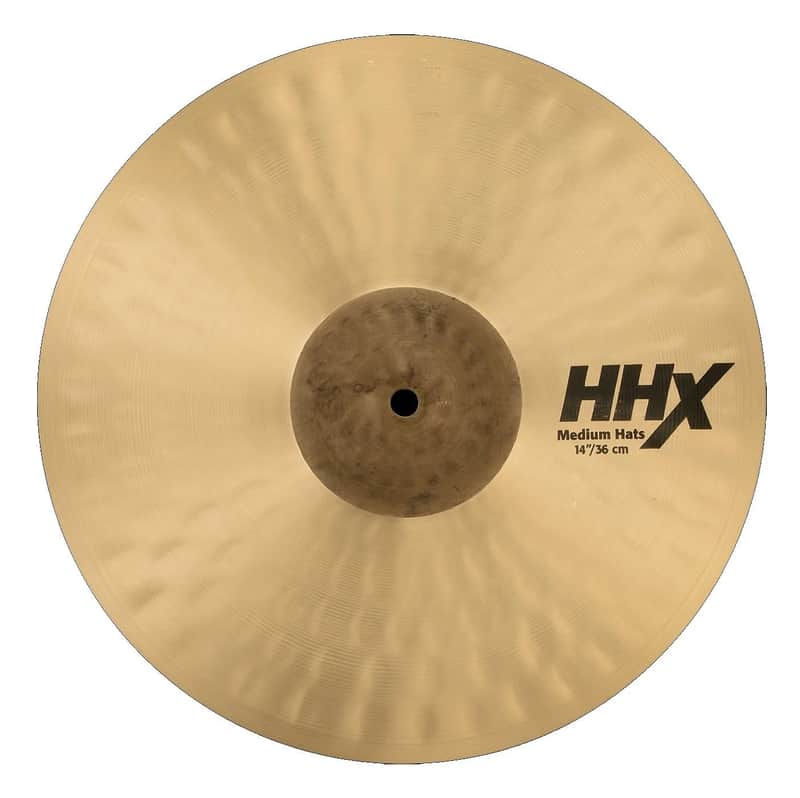 Sabian 14" HHX Medium Hi-Hat Cymbal (Top) image 1