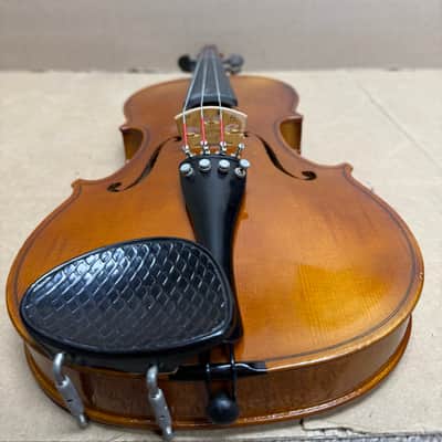 Josef Lorenz Luby (Schönbach) Czechoslovakia 4/4 Size Violin Outfit w/ Bow – Used, Good Condition image 15