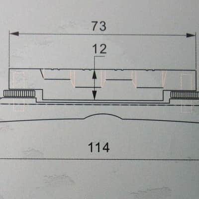 Adjustable Mandolin Bridge Saddle and Base, Rosewood image 9