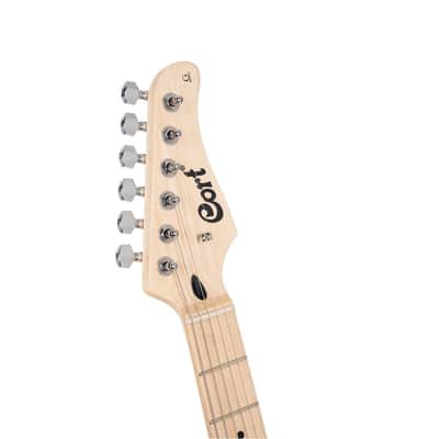 Cort G100 HH G Series Double Cutaway Electric Guitar - Open Pore Black Cherry (G100HHOPBC-U) image 5