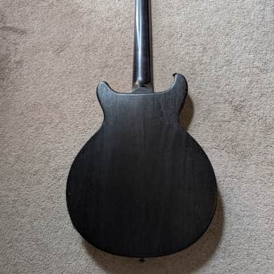 Gibson Les Paul Junior Tribute DC Bass Worn Ebony with Upgrades image 3