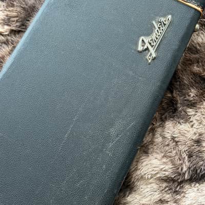 1960s Fender Jazz Bass Vintage Hard Case - Black / Orange image 6