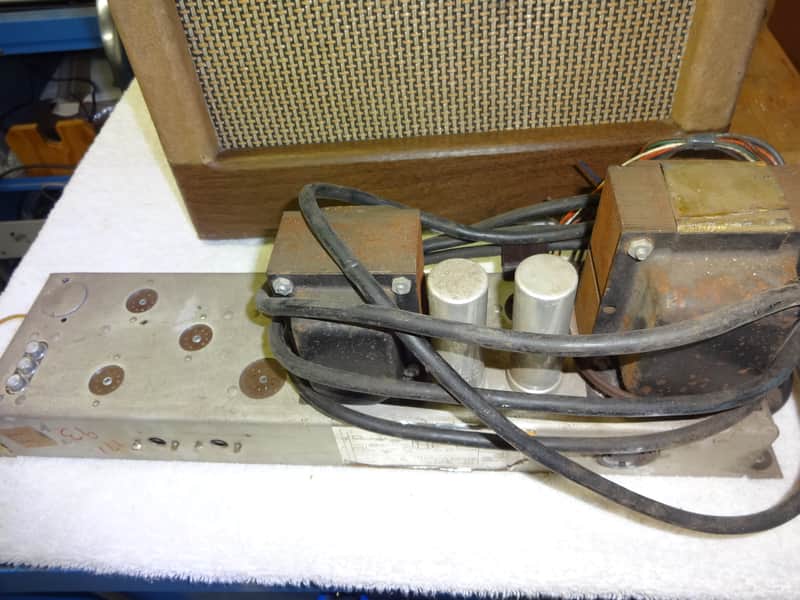 Thomas 6973 tube Chassis boutique guitar amp project tone Cab image 1
