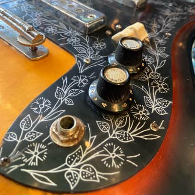 Teisco Sunburst ET-200 Checkmate Tulip image 3