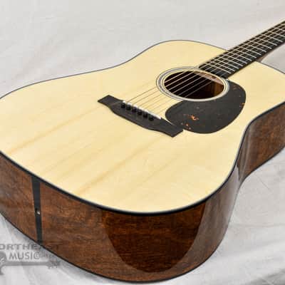 C.F. Martin Custom Shop Dreadnought 18 Style Jaguar Claw Back & Sides w/ High Altitude Spruce Top image 10