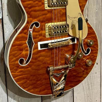 Gretsch Limited Edition Falcon Center Block Jr. 2025 - Roundup Orange, Ships Super Fast, Killer Pro Set Up Included! image 3