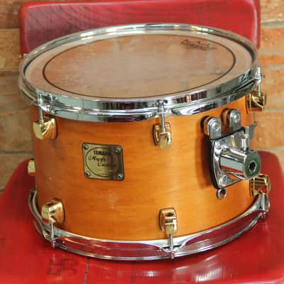 Yamaha 12"x8" Maple Custom rack tom natural vintage image 7