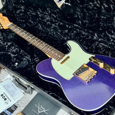 Fender CS "Wildwood 10" Telecaster Custom - Purple Sparkle with Josefina Pickups & John English Neck Profile image 5
