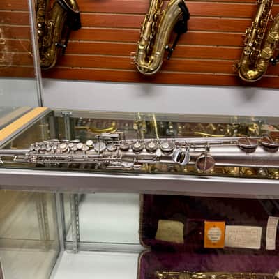 Selmer Model 26 Silver Soprano Saxophone FULL OVERHAUL PAD JOB! image 15