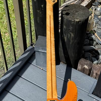 Fender Precision Bass 40th Anniversary 1992 - stunning Amber finished Flamey Maple neck by the Custom Shop ! image 10
