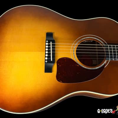 2025 Gibson J-45 Koa Custom Shop Slope Shoulder Acoustic - Honey Burst image 1