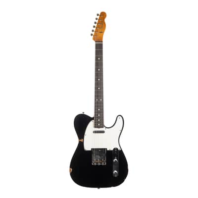 Used Fender Custom Shop 1963 Telecaster Relic Masterbuilt David Brown - Black image 2