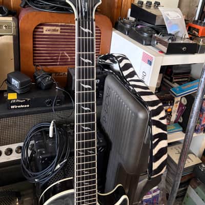 2007 Epiphone  Les Paul Custom Prophecy  - Trans Black - HSC image 4