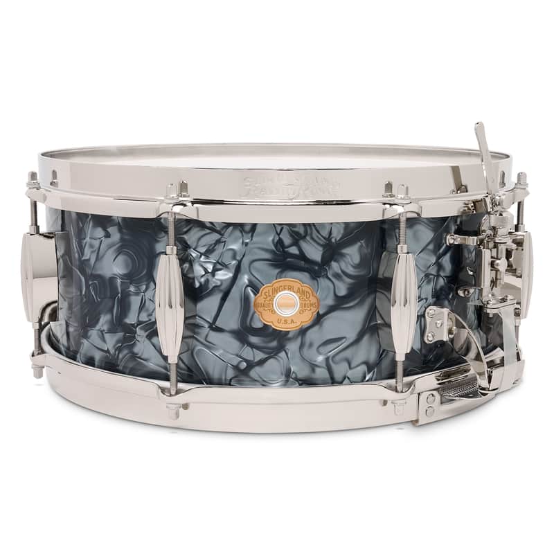 Slingerland Radio King Snare Drum, 5.5x14", Black Diamond Pearl