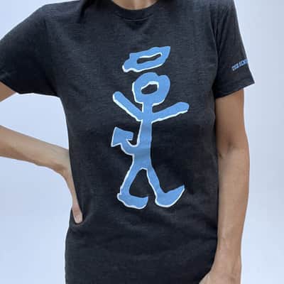 "Sinning Saint" Unisex Black T-Shirt by Will Lee - Size Extra Small (XS) - All tees available in other sizes image 1