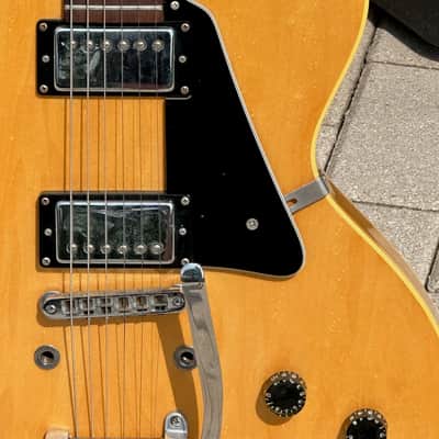 Gibson ES-335 Moog Prototype 1981 - 1-off Blonde Dot Neck w/a Moog Synth built on board made for Roy Clark. image 9