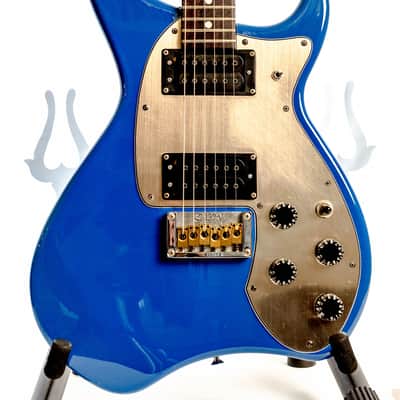 Daion Savage Blue Electric Guitar w/ Original Daion Branded Hardshell Case image 3