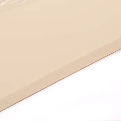 Brio 11 Hole Strat® Pickguard for Fender US/Mex Made Standard Stratocaster Modern Style Cream 1 Ply image 3