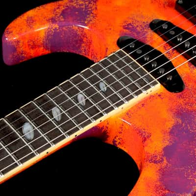 Used 2002 Caparison TAT II Electric Guitar Red Sunset Owned by Andy LaRocque image 6