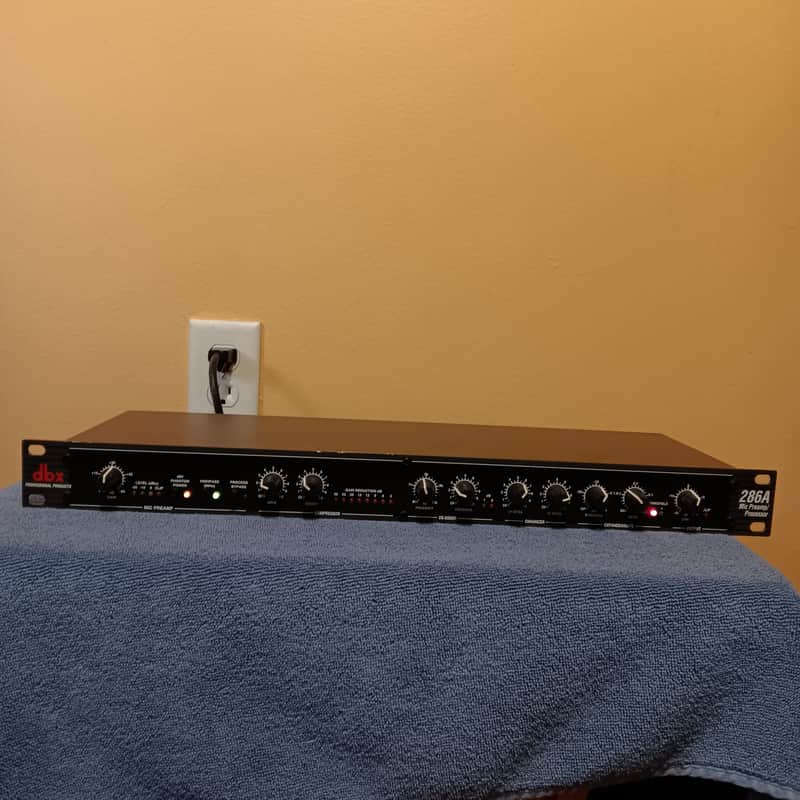 dbx 286A Mic Preamp / Processor 2000s - Black image 1