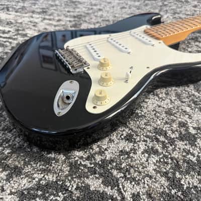 Fender Jimmie Vaughan Tex Mex Stratocaster 1996 Vintage MIM Black Strat Guitar image 4