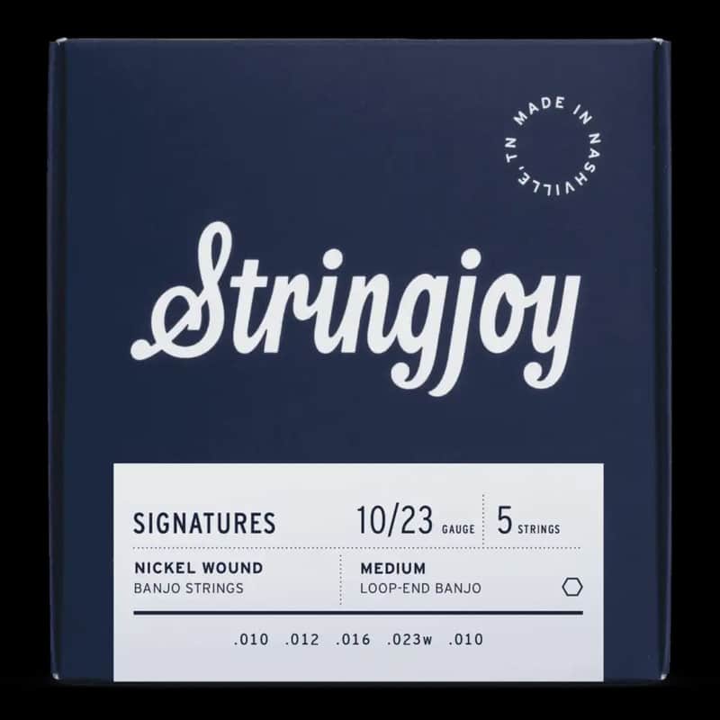 Stringjoy Signatures 10-23 - 5 String Nickel Wound Banjo Strings image 1