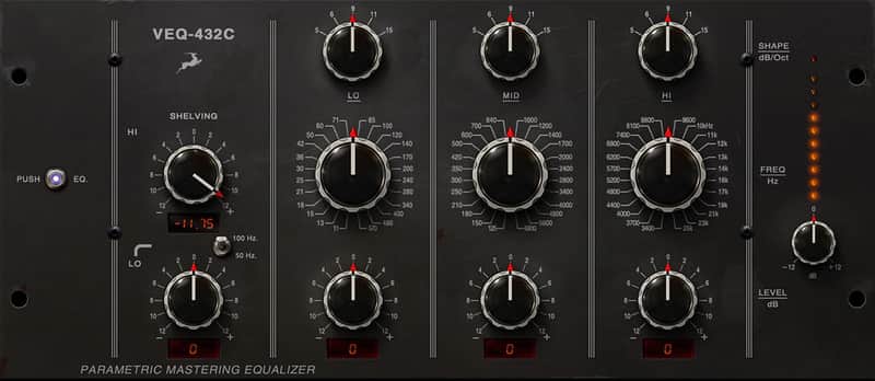 Antelope Audio VEQ-432C: Pro Mastering EQ Plugin for Music Producers (Download) image 1