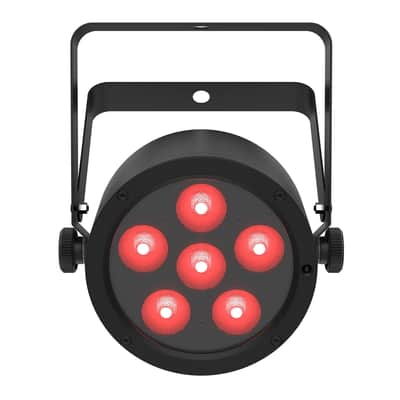 (6) Chauvet DJ SlimPAR H6 ILS RGBAW+UV LED DMX Par Can Party/Stage Wash Lights image 3