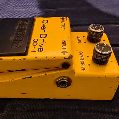 Boss OD-1 Over Drive (Black Label) 1980-81 - serial #0500 - JRC4558D image 4