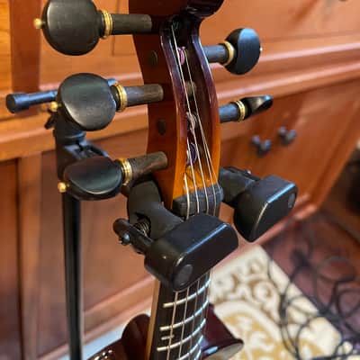Zeta Strados Modern SV25 FRETTED 5-String Electric Violin 2020 - Tobacco Burst - Roland/Boss GK Compatible image 4