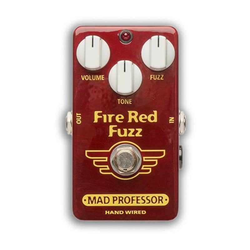 Mad Professor BJF Design Hand-Wired Fire Red Fuzz Pedal | Reverb