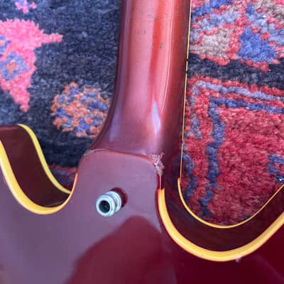 1967 Gibson ES-330TD Sparkling Burgundy Metallic image 13