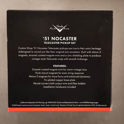 Fender Custom Shop ’51 Nocaster Tele Pickups, (2) image 2