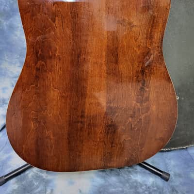 Vintage 1969 Norma WG-65 Dreadnought Adjustable Bridge Acoustic Guitar Pro Setup Original Soft Shell Case image 10
