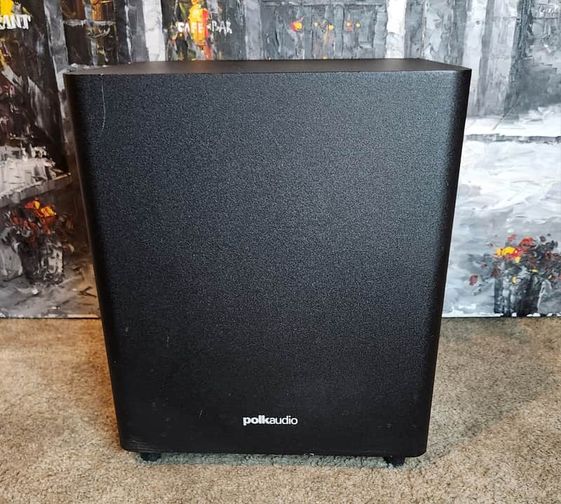 Polk Polk Audio PSWi-8M  wireless powered subwoofer 90s  - Black image 1