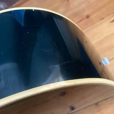 Eko E 20 Ranger VI 1970s Acoustic Guitar Body Good Condition Black image 14