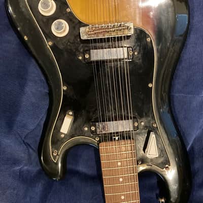 Eko Cobra XII 12-String Electric Guitar 1960s - Sunburst- AS IS image 3