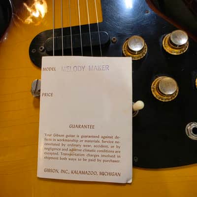 1961 Gibson Melody Maker Double Tobacco Sunburst image 16