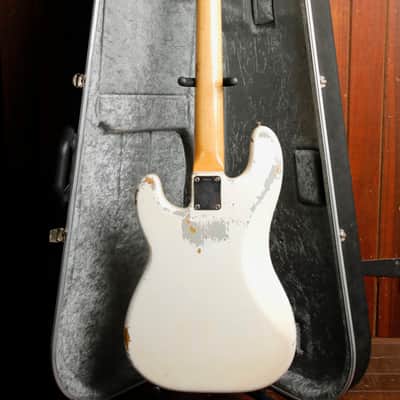 Fender 1963 Precision Bass Olympic White Vintage Pre-Owned image 14