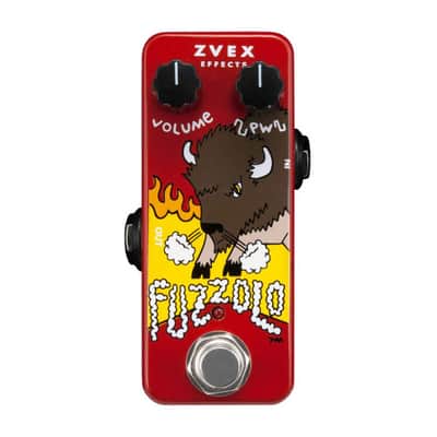 Zvex Fuzzolo 2010s - Red Painted with Buffalo Graphic image 1